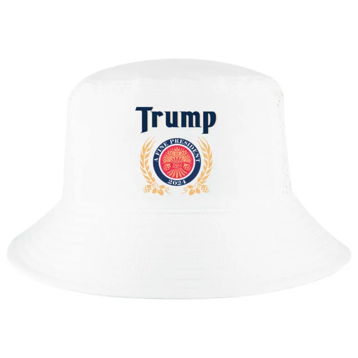 Funny Trump A Fine President 2024 Gift Cool Comfort Performance Bucket Hat