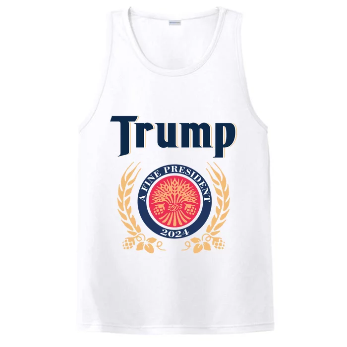 Funny Trump A Fine President 2024 Gift Performance Tank