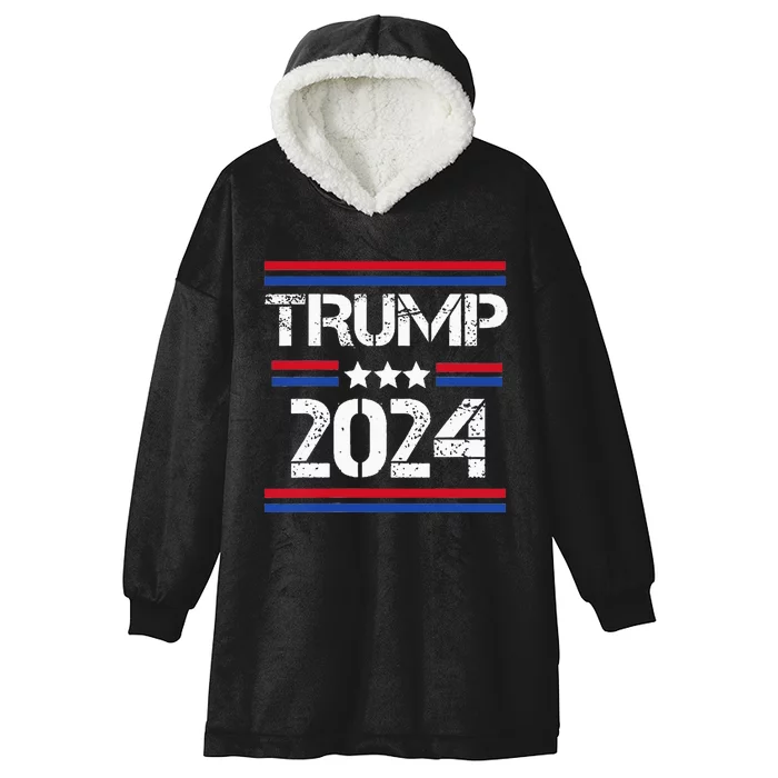 Funny Trump Arrest This Donald Trump Middle Finger President Hooded Wearable Blanket