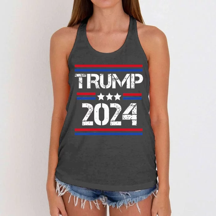 Funny Trump Arrest This Donald Trump Middle Finger President Women's Knotted Racerback Tank