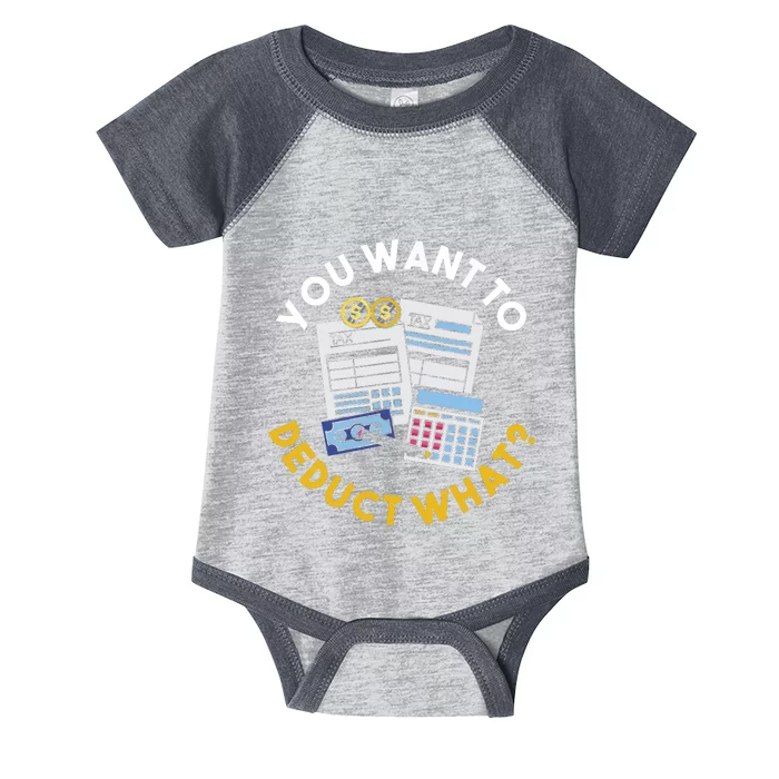 Funny Taxation Accountant Cpa Gift Tax Infant Baby Jersey Bodysuit