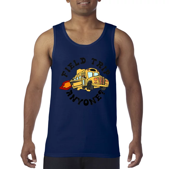 Field Trip Anyone Magic School Bus Seatbelts Everyone Tank Top