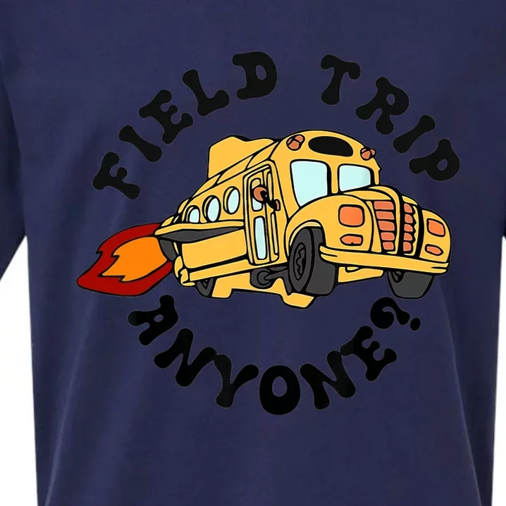 Field Trip Anyone Magic School Bus Seatbelts Everyone Sueded Cloud Jersey T-Shirt