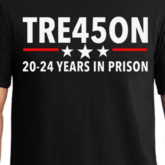 Funny Tre45on Anti Trump Treason 45 Pajama Set