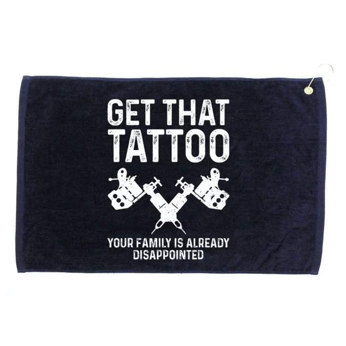 Funny Tattoo Artist Art For Women Tattooer Grommeted Golf Towel