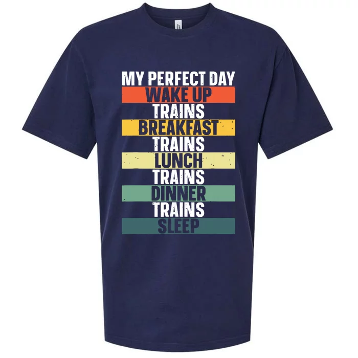 Funny Train Art For Railroad Vehicle Train Lover Sueded Cloud Jersey T-Shirt