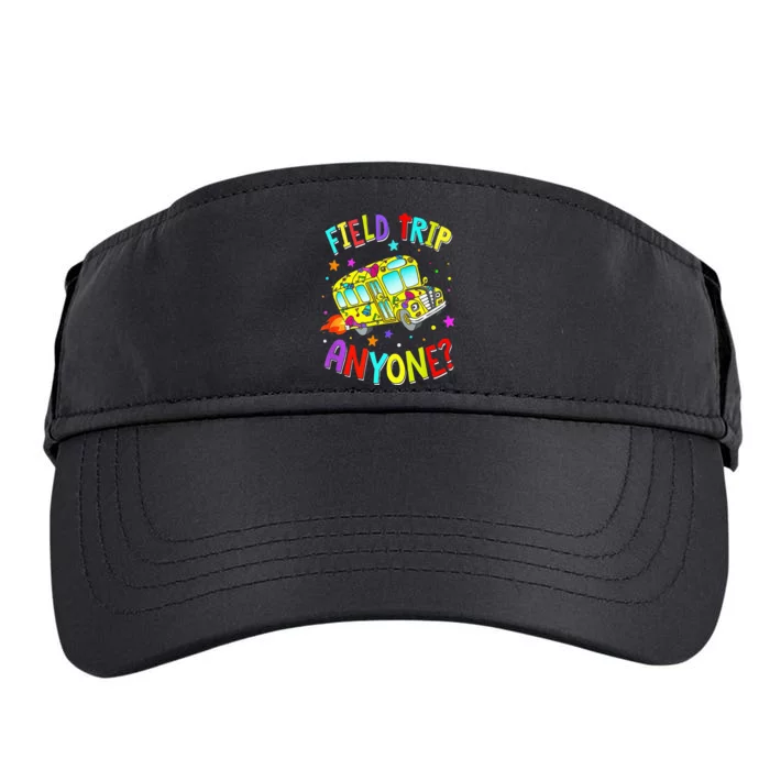 Field Trip Anyone Teaching School Bus Back To School Adult Drive Performance Visor