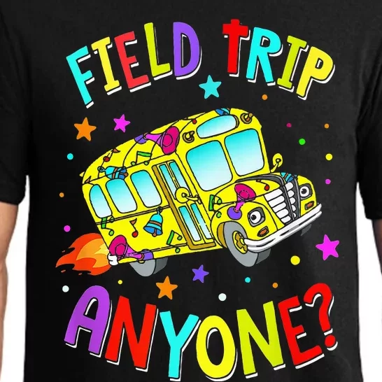 Field Trip Anyone Teaching School Bus Back To School Pajama Set