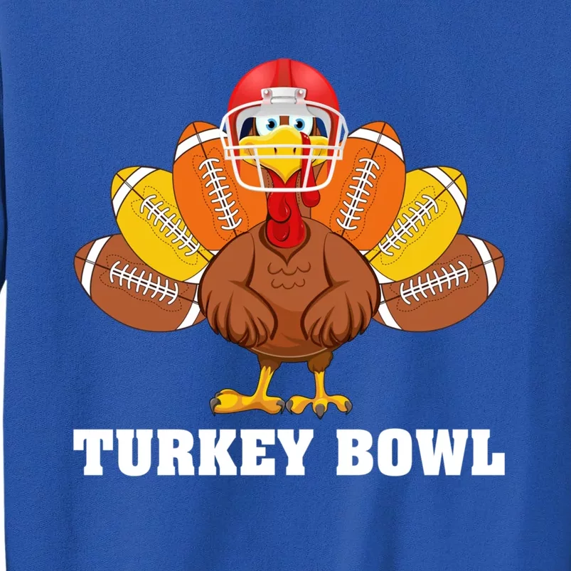 Funny Turkey American Football Bowl Thanksgiving Cute Gift Tall Sweatshirt