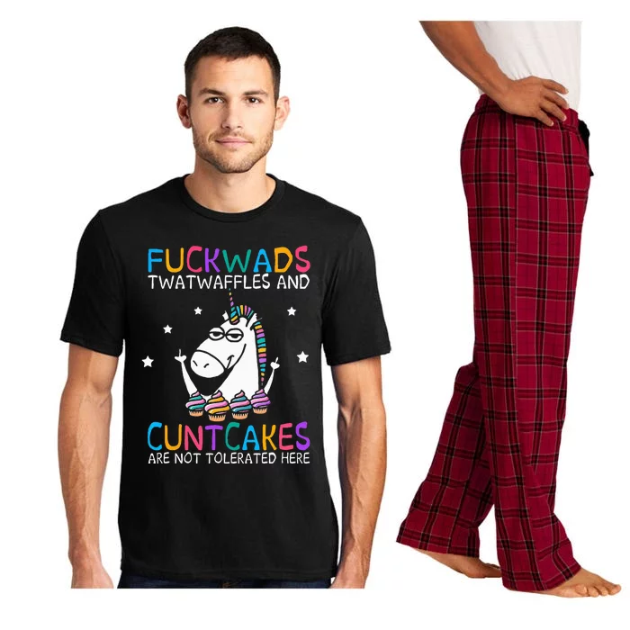 Fuckwads Twatwaffles And Cuntcakes Are Not Tolerated Here Pajama Set