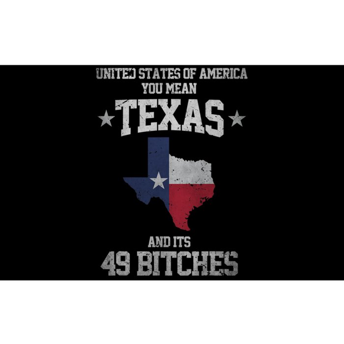 Funny Texas And Its 49 States USA Texan Vintage Texas Pride Bumper Sticker