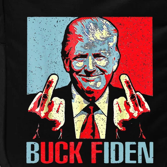 Funny Trump AntiBiden Trump Middle Finger Buck Fiden Impact Tech Backpack