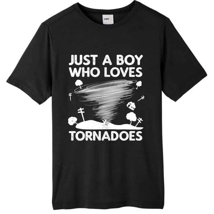 Funny Tornado Art For Boy Weather Storm Tornado Chaser ChromaSoft Performance T-Shirt