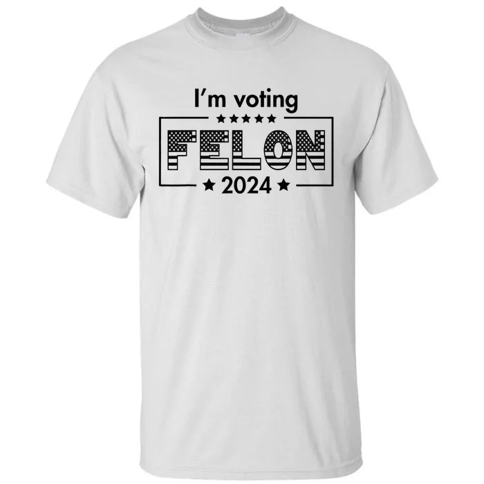 Funny Trump And Vance 2024 Hilarious Trump Gifts Convicted Tall T-Shirt