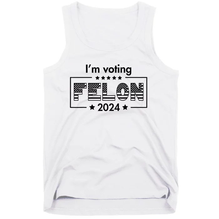 Funny Trump And Vance 2024 Hilarious Trump Gifts Convicted Tank Top