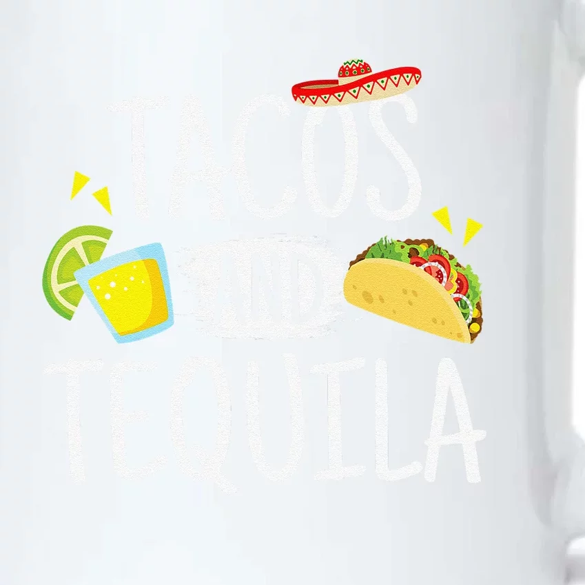 Funny Tacos And Tequila Mexican Sombrero Tee Gift Black Color Changing Mug