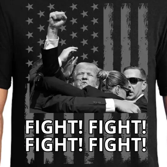 Fight Trump American Flag Rally Shooting Pennsylvania Pajama Set