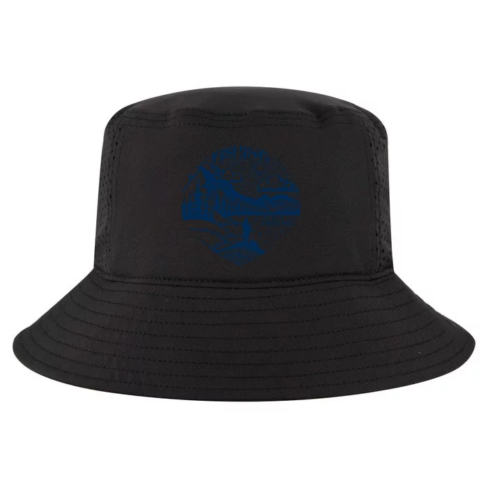 Fishing: The Art Of Patience Graphic Cool Comfort Performance Bucket Hat