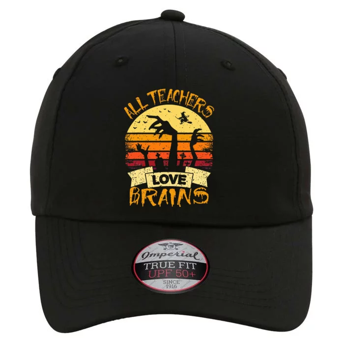 Funny Teacher All Teachers Love Brains The Original Performance Cap