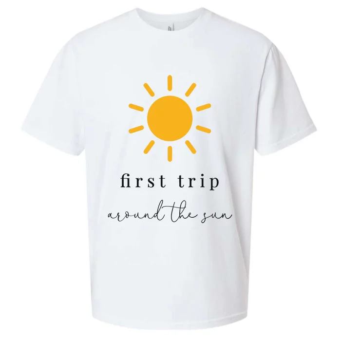 First Trip Around The Sun Sueded Cloud Jersey T-Shirt