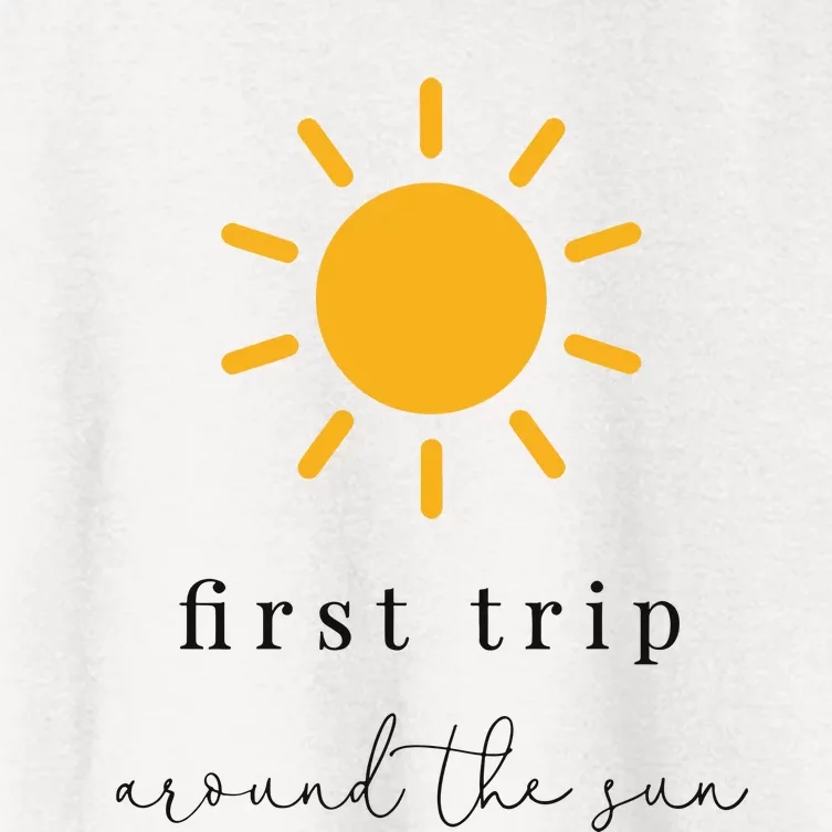 First Trip Around The Sun Women's Crop Top Tee