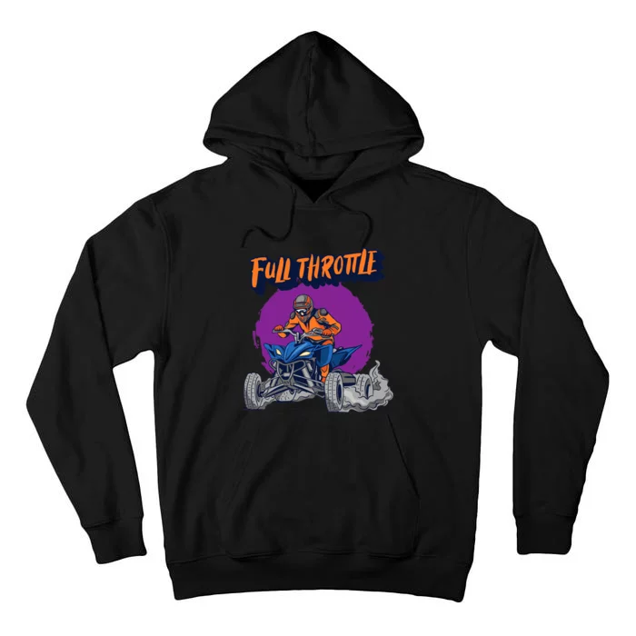 Full Throttles All Terrain Vehicle ATV Premium Tall Hoodie