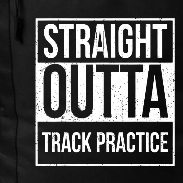 Funny Track And Field Design Straight Outta Track Practice Daily Commute Backpack