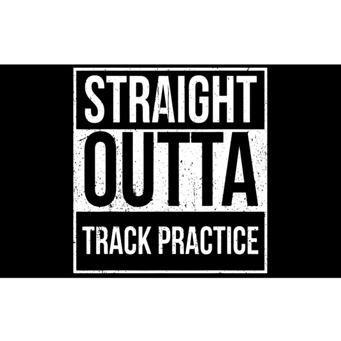 Funny Track And Field Design Straight Outta Track Practice Bumper Sticker