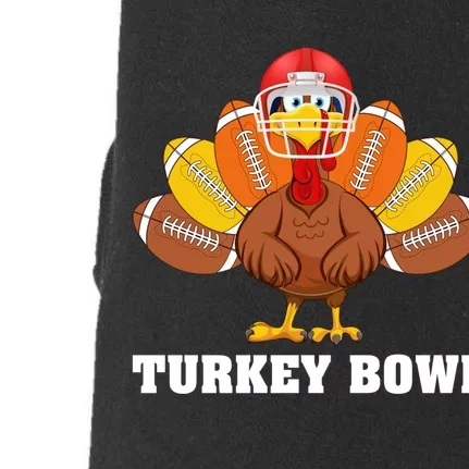 Funny Turkey American Football Bowl Thanksgiving Doggie 3-End Fleece Hoodie