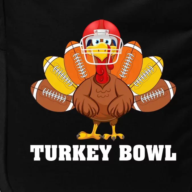 Funny Turkey American Football Bowl Thanksgiving Impact Tech Backpack