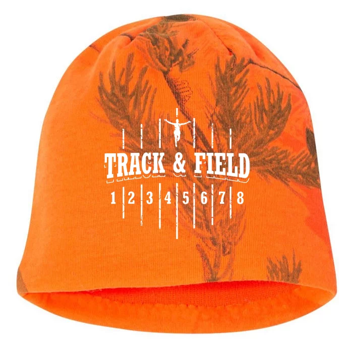 Funny Track And Field Design Runner Numbers Kati - Camo Knit Beanie