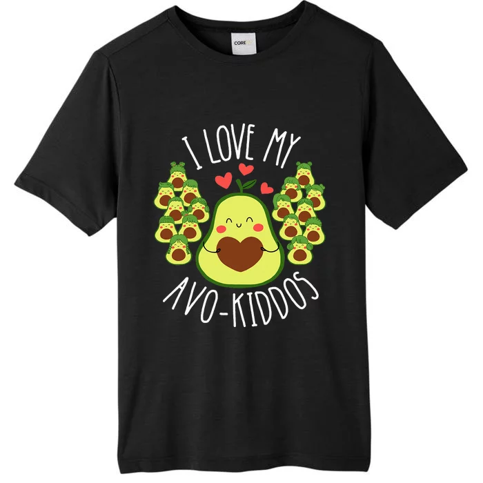 Funny Teacher Avocado Valentine's Day Cute Retro ChromaSoft Performance T-Shirt