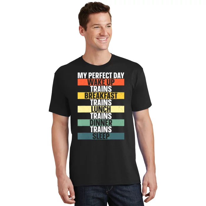 Funny Train Art For Women Railroad Vehicle Train T-Shirt