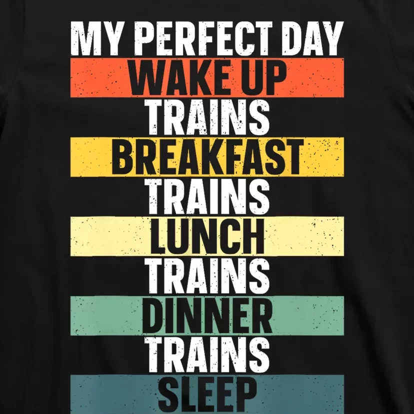 Funny Train Art For Women Railroad Vehicle Train T-Shirt