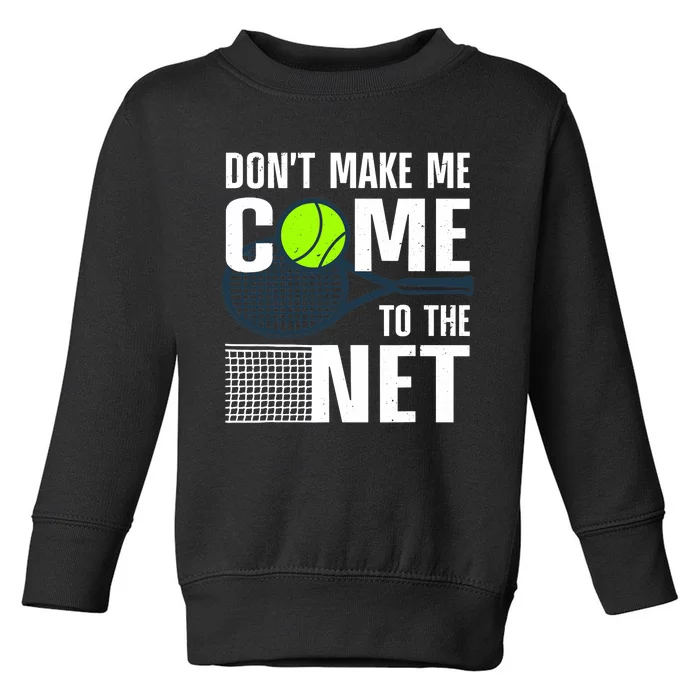 Funny Tennis Art For Adult Teens Tennis Player Lover Toddler Sweatshirt