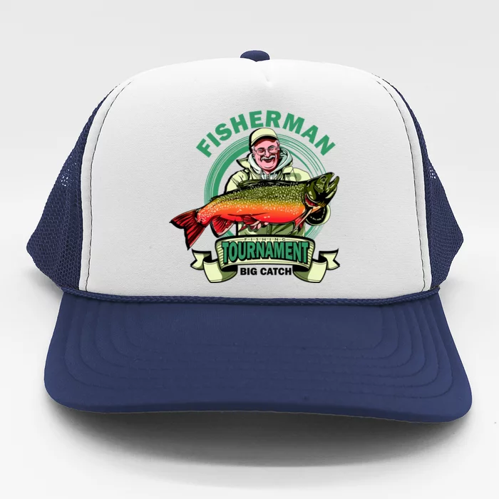 Fishing Tournament Big Catch Trucker Hat