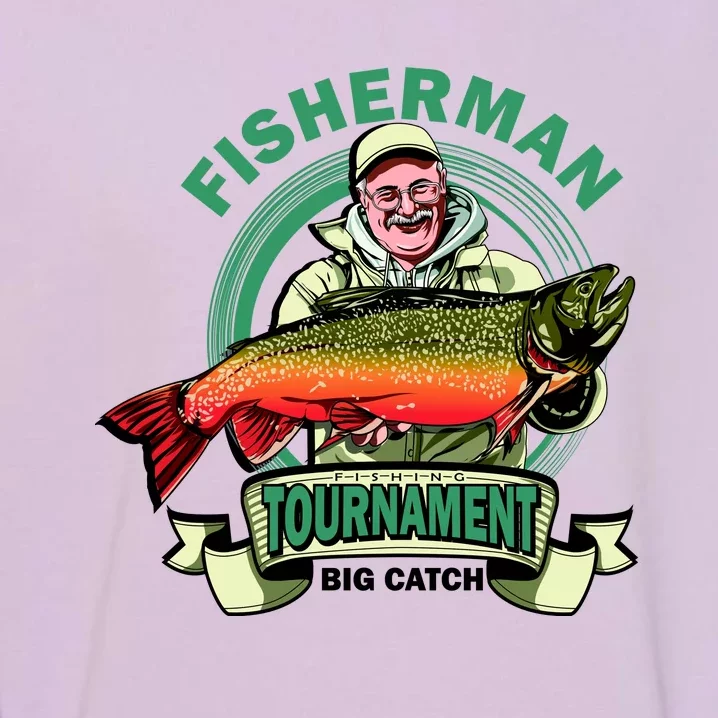 Fishing Tournament Big Catch Garment-Dyed Sweatshirt