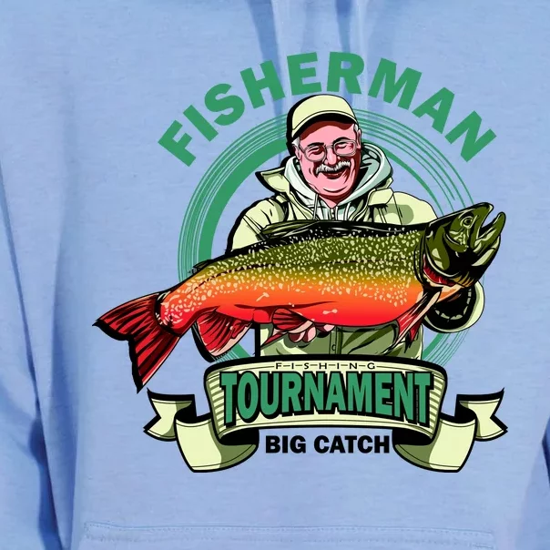 Fishing Tournament Big Catch Unisex Surf Hoodie