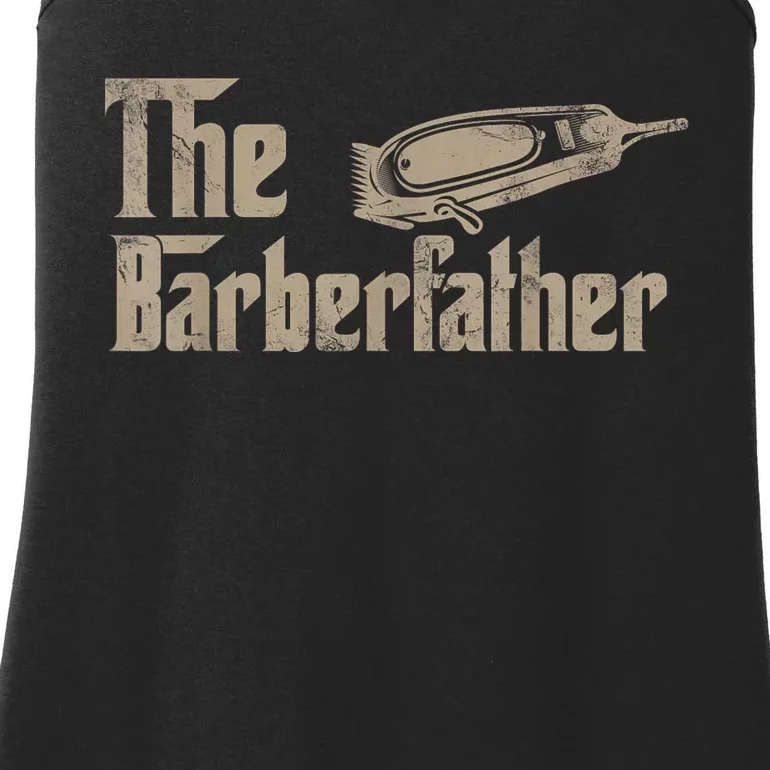 Funny The Barber Father Halloween Christmas Barber Ladies Essential Tank