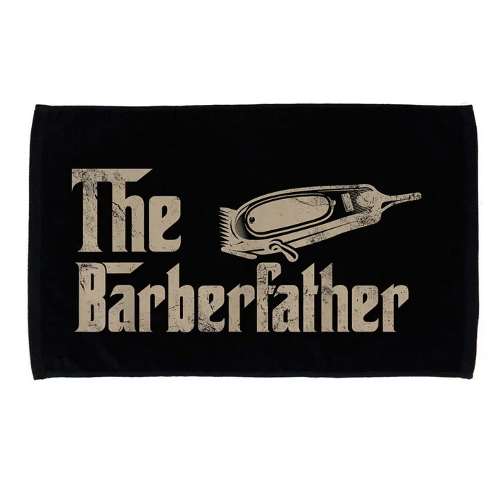 Funny The Barber Father Halloween Christmas Barber Microfiber Hand Towel