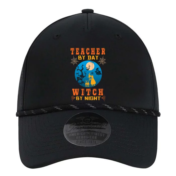 Funny Teacher By Day Witch By Night Halloween Night Cute Gift Performance The Dyno Cap