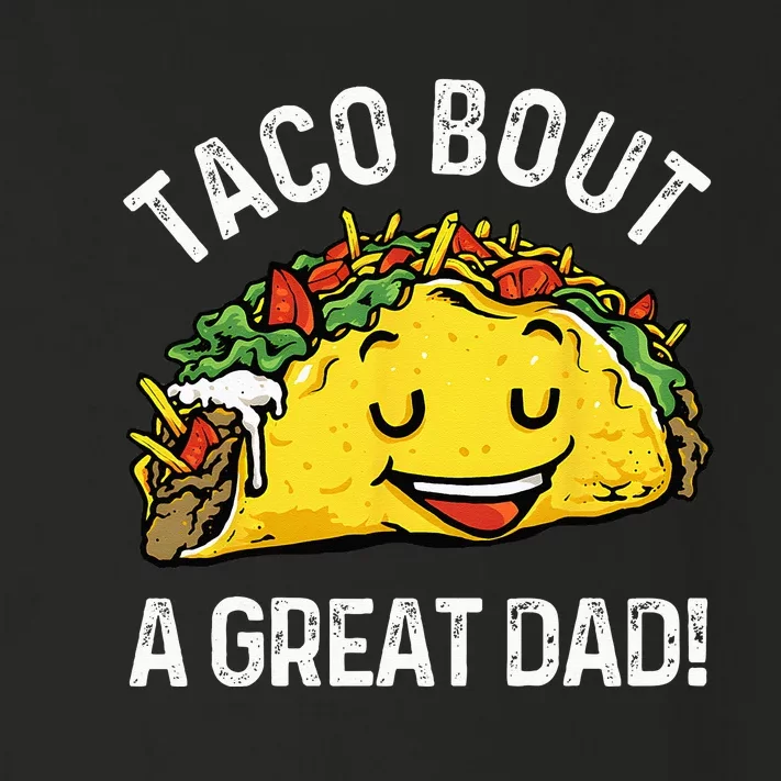 Funny Taco Bout A Great Dad Pun Tee for Taco Lovers Toddler Long Sleeve Shirt