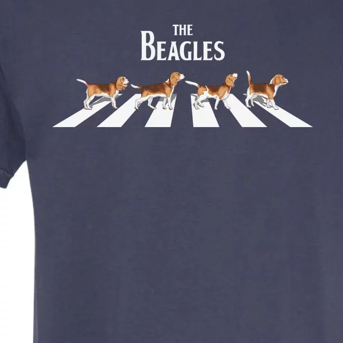 Funny The Beagles Album Spoof Garment-Dyed Heavyweight T-Shirt