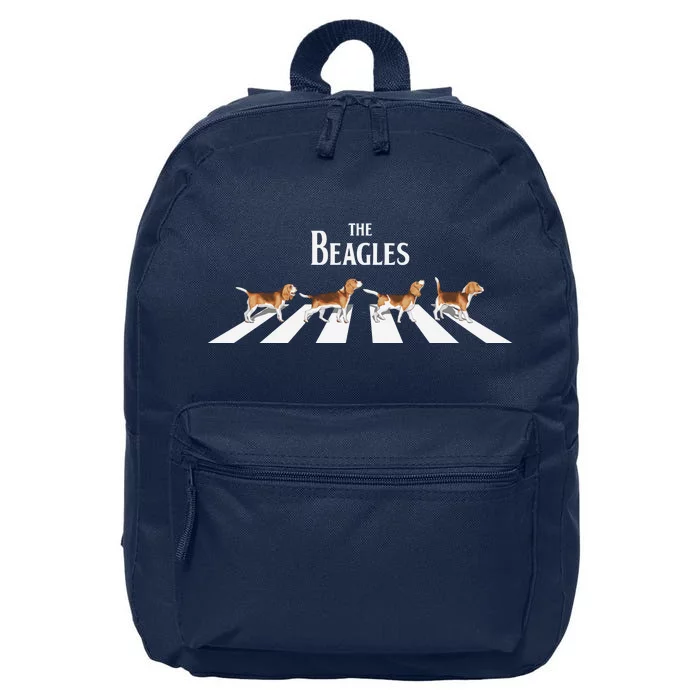 Funny The Beagles Album Spoof 16 in Basic Backpack