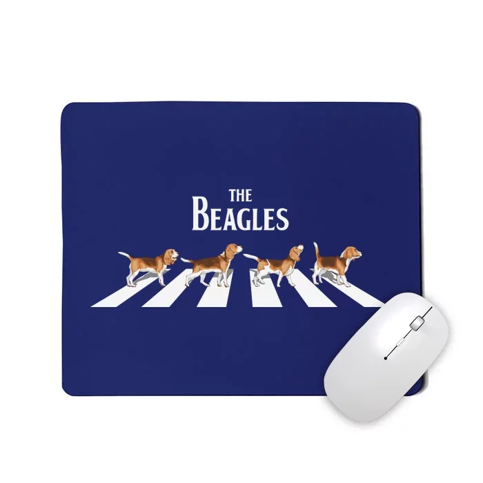 Funny The Beagles Album Spoof Mousepad