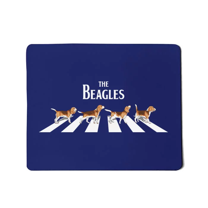 Funny The Beagles Album Spoof Mousepad