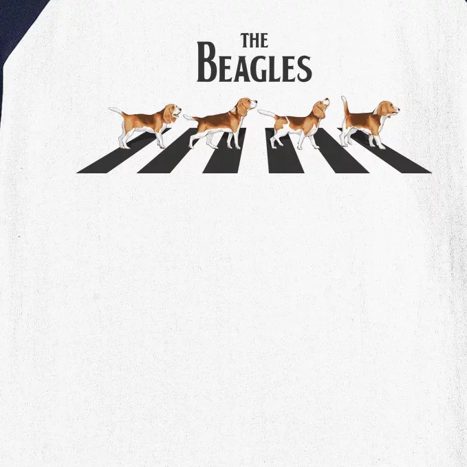 Funny The Beagles Album Spoof Baseball Sleeve Shirt