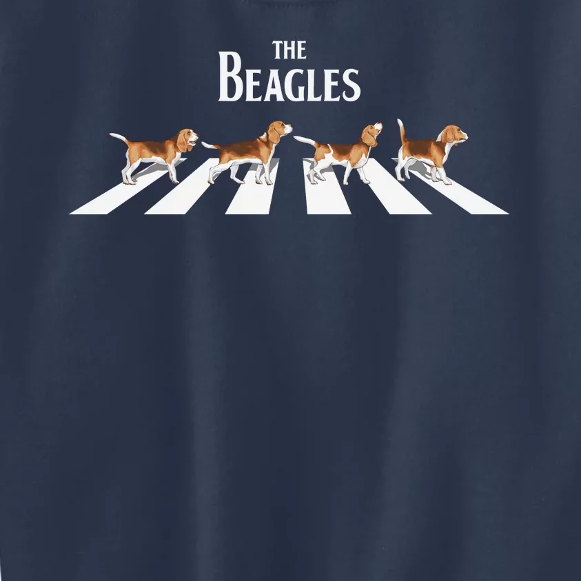 Funny The Beagles Album Spoof Kids Sweatshirt