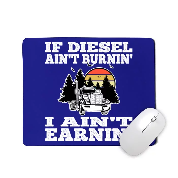 Funny Trucker Big Rigs Semigifttrailer Diesel Truck Driver Gift Mousepad