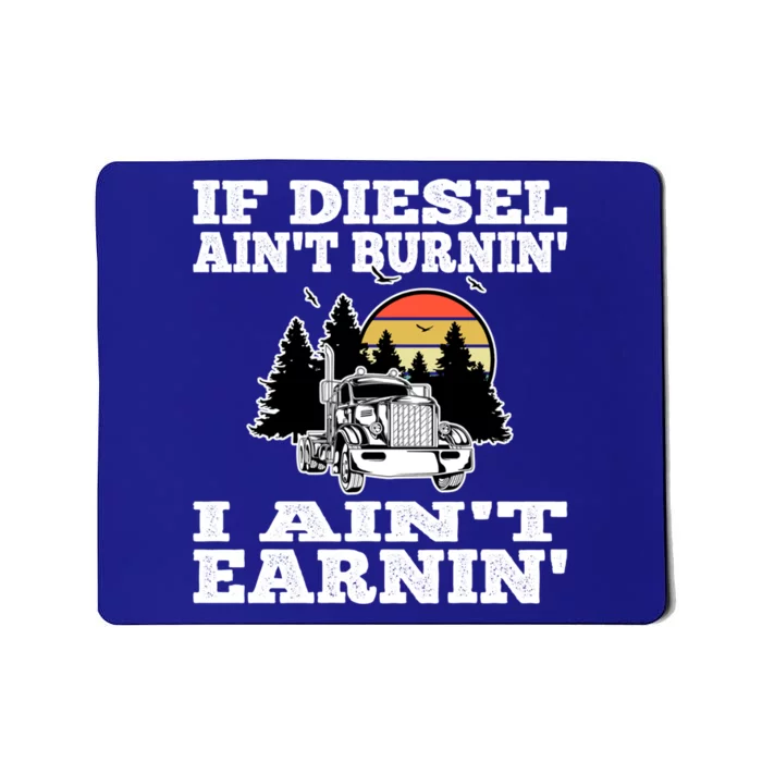 Funny Trucker Big Rigs Semigifttrailer Diesel Truck Driver Gift Mousepad